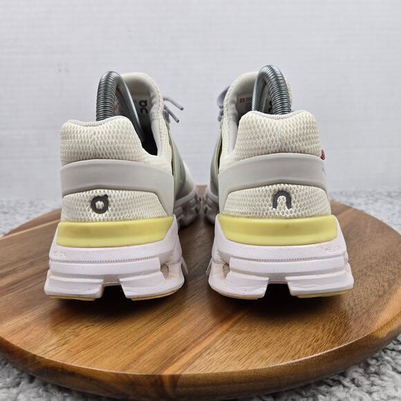 On Running Womens Cloudswift White Limelight Athletic Casual Daily Trainer W7 - Picture 2 of 13